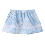 Baby Girls Blue Floral Printed Skirts With Underpants - CÉMAROSE | Children's Fashion Store - 2